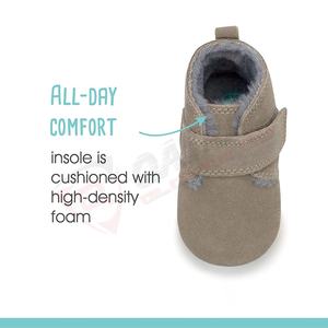 Uni-sexed Leather Fur-Anti-Slips Kids-Girls <b>Fleeced</b>-Warmed <b>Fleeced</b>-Fabric Winter-Baby Shoes - Product Image 4