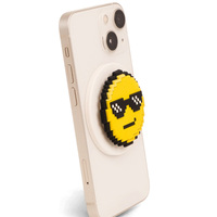 [ZipperPop] Support de téléphone flexible en PVC 3D pixelisé avec poignée pour (8 styles, 16 variantes)