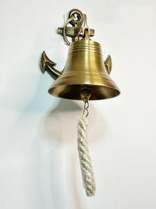 Campana de barco de latón náutico antiguo Característica ecológica - Product Image 4