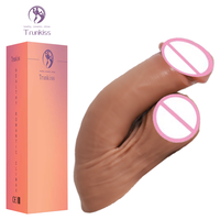 Dildo para Mujeres, Productos para Adultos, Juguetes Sexuales, Material de Silicona de Alta Calidad, Función de Huevo Deslizante, Modelo de Dildo