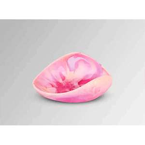 ชามเรซินทรงหินอ่อนทำมือสีเขียวขาวและดำขนาดพิเศษ - Product Image 5