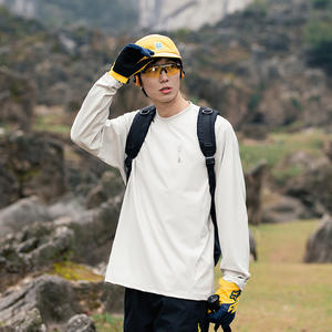 Fabricant de vêtements de protection solaire UPF 50 +, T-shirt Rash Guard à manches longues personnalisé pour la pêche en plein air respirant vente en gros pour hommes - Product Image 4