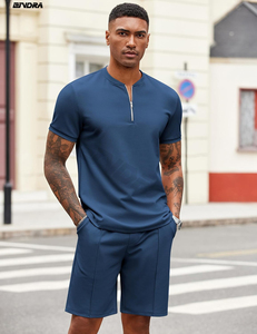 ชุดวอร์มเล่นกีฬาฤดูร้อนสำหรับผู้ชายพร้อมเทคโนโลยีซับเหงื่อสำหรับวิ่งและฝึกซ้อม - Product Image 1