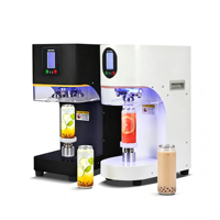 Machine à sceller les canettes en aluminium, spécialement conçue pour les salons de thé, scelleuse de canettes entièrement automatique, équipement commercial pour jus et boissons