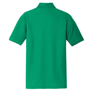 Bouton Design Business Casual Men's pour polos personnalisés à manches courtes Flanelle porte avec motif solide - Product Image 2