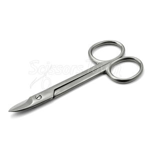 Ciseaux à cuticules ergonomiques avec logo personnalisé et embouts de précision pour techniciens d'ongles professionnels - Product Image 2