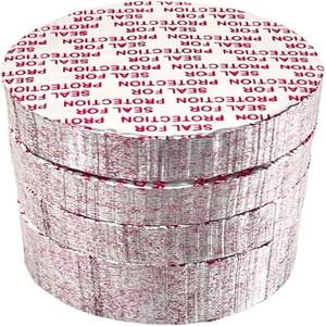 Scellé en aluminium de qualité alimentaire, étanche, sur mesure, pour pot en HDPE (non transparent), fermeture par induction, cuisine, PET/PE/HDPE - Product Image 3