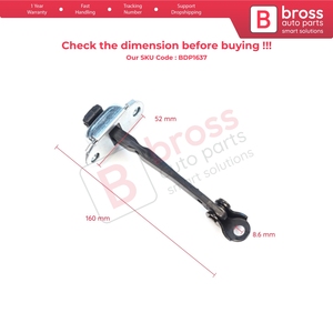 BDP1637-1 2 Pièces Butée de porte arrière avec sangle de limitation pour Juke MK2 F16 2019-actuel 824306PA0A - Product Image 5