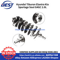 Kit de révision moteur MBSGSW avec vilebrequin et 4 bielles pour Hyundai Tiburon Elantra Kia Sportage Soul G4GC 2.0L 2000-2012
