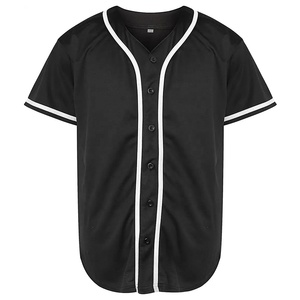Usine en gros hommes Baseball Logo personnalisé impression et broderie uniforme de Baseball 100% Polyester qualité Baseball Jersey - Product Image 3