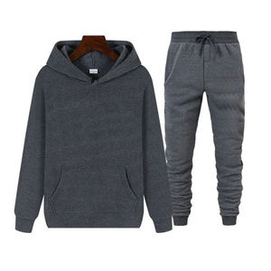 Logo personnalisé survêtements de haute qualité pantalons de survêtement à capuche ensembles de jogger 100% coton 300 350 400 gsm survêtements pour unisexe - Product Image 6
