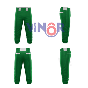 Pantalon de baseball pour homme en polyester 100% extensible, personnalisé, uni, à séchage rapide, respirant, pantalon de baseball personnalisé pour homme - Product Image 5