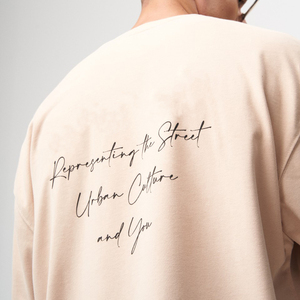 ผู้ผลิตเสื้อยืดโอเวอร์ไซส์ทรงหลวม เสื้อยืดผู้ชายสั่งทำ เสื้อยืดผ้าฝ้ายสีขาวคุณภาพสูง พร้อมโลโก้ของคุณเอง - Product Image 6