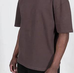 Venta al por mayor 100% algodón camiseta personalizada tela fina transpirable estampado cuello redondo Jersey lona con diseño en blanco logotipo frontal - Product Image 4