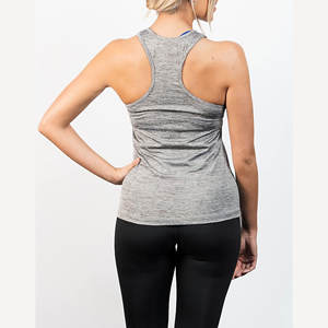 Camisetas sin mangas de mujer de alta calidad 2025 al por mayor Chaleco de punto personalizable con cuentas para correr gimnasio fitness de estilo dulce - Product Image 3