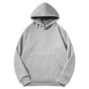blank hoodies pullover oem unisex cotton fleece custom outfit ideal for printing logos teamwear promotions or bulk sales - Product Image 1