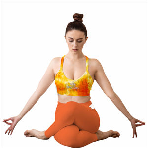 Conjunto de yoga para mujer, material elástico cómodo con mallas elegantes y Sujetador deportivo, ideal para entrenamiento físico y gimnasio - Product Image 6