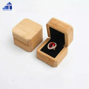 Coffret cadeau en bois fabriqué à la main avec logo personnalisé en matériau écologique de qualité supérieure motif carré exclusif du vietnamien - Product Image 5