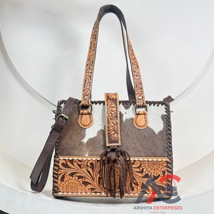 Nuevo 2025 bolso de mano de cuero para mujer, cómodos y hermosos bolsos de hombro de cuero de vaca genuino para la vida diaria - Product Image 1