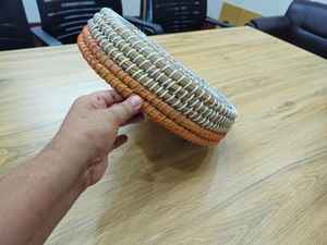 Frutero de Ratán Natural Ecológico Hecho a Mano en Bangladesh, Vajilla, Cestas de Almacenamiento Multifuncionales para Comida - Product Image 5