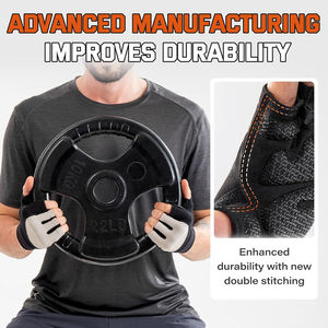 Gants de gymnastique personnalisés unisexes de haute qualité Gants d'haltérophilie personnalisés pour l'extérieur - Product Image 3