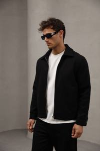 Premium <b>Men's</b> Light Beige Long Zip-Up <b>Overcoat</b> Winter Coat Waterproof Breathable Padded Comfortable Fit for City and Daily Wear - Product Image 5