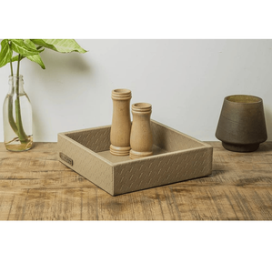 Vintage Crafts Classic Eco-Friendly Custom Leather Tray Multi-function <b>Desktop</b> <b>Organizer</b> Office Kit Holder Storage Box - Product Image 1