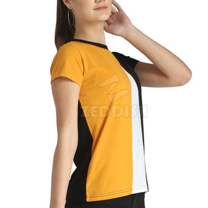 Camiseta de verano personalizada de alta calidad para mujer estilo informal OEM al por mayor en Pakistán con métodos de impresión digital - Product Image 3