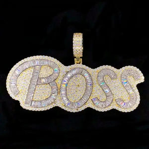 Nouveauté, pendentif en argent sterling 925 de luxe, moissanite cultivée, design photo personnalisé, clarté VVS, style hip hop, bijoux en diamant - Product Image 2