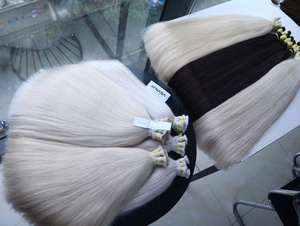 Cheveux humains vietnamiens de qualité supérieure, prix de gros, blond platine, tons froids, 22-24 pouces, cheveux Remy, lisses naturels, décolorés - Product Image 3