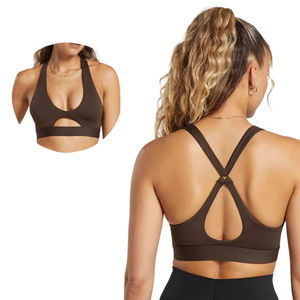 Soutien-gorge de sport antichoc de style simple Vêtements de fitness de haute qualité Soutien-gorge athlétique à séchage rapide personnalisable pour femmes - Product Image 1