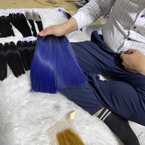 100% paquets de cheveux bruts humains vietnamiens avec fermeture frontale en dentelle HD Vendore Extensions de cheveux vierges alignés sur les cuticules - Product Image 4