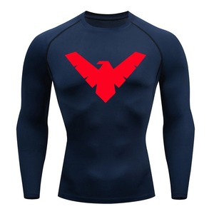 Personnalisez votre propre logo Rash Guard à manches complètes sublimé MMA Rash Guard BJJ Rash Guard Compression Shirt MMA Rashguard pour hommes - Product Image 3