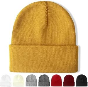 Gorro de invierno de acrílico suave de diseño personalizado Unisex, gorro de punto de lana 100% con logotipo de Jacquard para la marca OEM de playa - Product Image 6