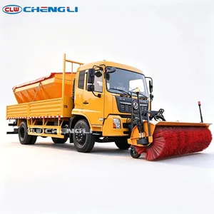รถบรรทุกกำจัดหิมะแบบรวม Dongfeng 8CBM 230 แรงม้า ยูโร 6 พร้อมระบบกระจายสารปรับได้ สำหรับการบำรุงรักษาถนนในฤดูหนาว - Product Image 2