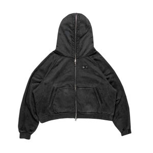 Sudadera con Capucha Personalizada OEM para Hombre, 100% Algodón Grueso, Corte Regular, Mangas Raglán, Diseño Bordado, Bolsillo con Cuentas, Invierno - Product Image 4