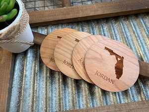 Produit le plus vendu sous-verre d'arbre en bois haute qualité rond acacia et mangue sous-verre gratuit en bois pour la maison hôtel Restaurant - Product Image 2