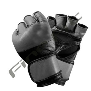 Gants MMA en cuir de qualité supérieure gants de MMA de boxe professionnelle de taille personnalisée pour l'entraînement d'arts martiaux et le fitness sparring - Product Image 4