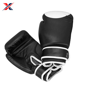 ถุงมือชกมวยทำจากหนังน้ำหนักเบา2025ทนทานขนาด4ออนซ์6ออนซ์8ออนซ์สีดำและสีขาวสินค้าขายดี - Product Image 2