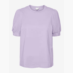Ropa informal para mujer, camisetas sólidas con cuello redondo, de nuevo estilo prendas de vestir, ropa de verano a la moda, camisetas femeninas - Product Image 5