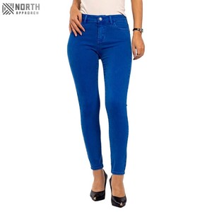 Jeans de Mezclilla Casuales para Mujer, Talla Grande, Color Personalizado, de Alta Calidad, Nuevo Modelo 2025, Transpirables, de Secado Rápido, Corte Recto, OEM - Product Image 2