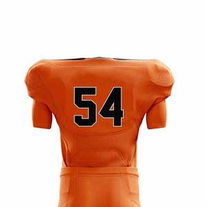 Ensemble d'uniformes de football américain 2025 de haute qualité, respirant, manches courtes, faible MOQ, taille adulte, uniforme d'équipe - Product Image 4