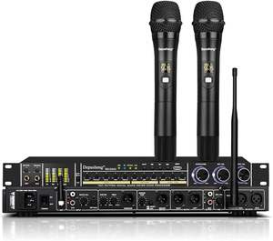 Preamplificador Profesional para Karaoke KTV con Efecto de Eco, Micrófono 797 HEV100 con Procesador de Audio Anti-ruido de Respiración - Product Image 3