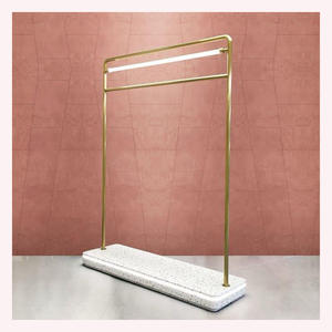 <span class=keywords><strong>2025</strong></span> 뜨거운 판매 현대 가정 필수품 세련 된 저장 및 표시를위한 키 큰 강철 옷 스탠드 - Product Image 5