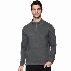 Vêtements de rue Sweat-shirt pour homme à demi-fermeture éclair Couleur personnalisée Sweat-shirts en polaire de haute qualité Sweat-shirt pour homme adulte - Product Image 1