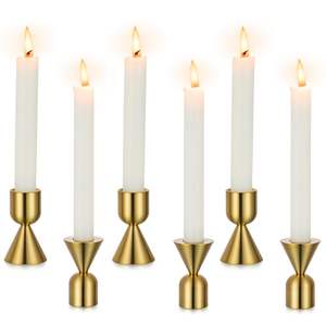 Porte-bougie en laiton décoratif 100% fait à la main, très bonne qualité, porte-bougie en laiton décoratif pour table de mariage, emballage personnalisé - Product Image 2