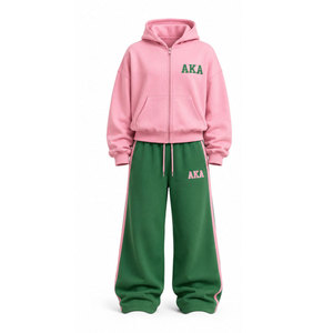 Conjunto Deportivo AKA Athletic Tracksuit Personalizado con Bordado, Chaqueta con Cierre Completo y Pantalones Deportivos a Juego, Venta al Por Mayor - Product Image 5