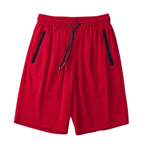 Shorts de sport personnalisés pour hommes 100% coton Logo avant Écologique Séchage rapide Tissu respirant Usine de vêtements de sport OEM - Product Image 3