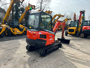 Mini-excavatrice sur chenilles Kubota KX027-4 à vendre, machine de construction prête à être expédiée - Product Image 5