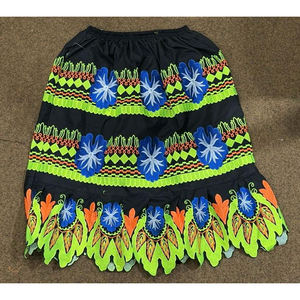 High Waist Fully Embroidered Printed <b>Skirts</b> Breathable Polynesian Island Style Casual OEM Customizing Cotton <b>Skirts</b> - Product Image 6